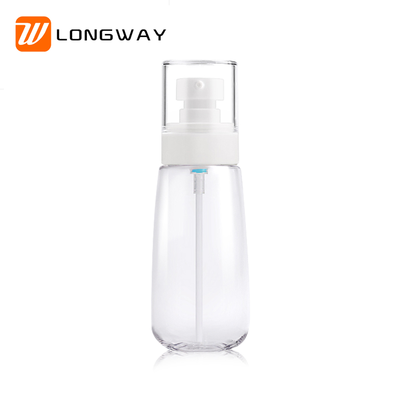clear simple cosmetic bottle