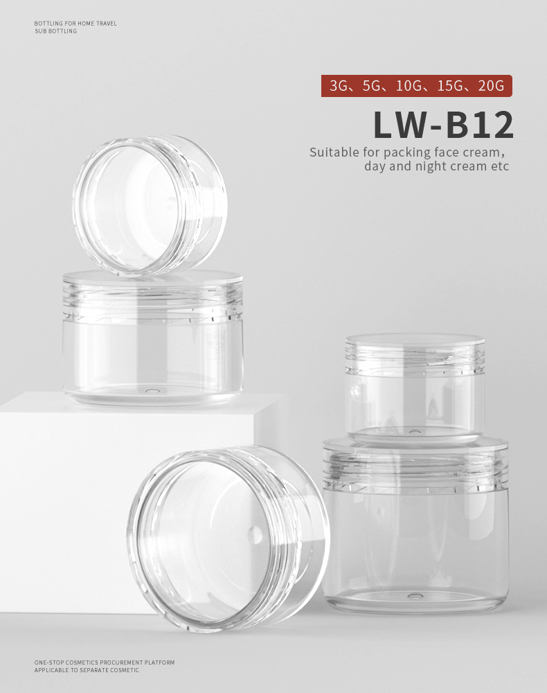 HD transparent material jar