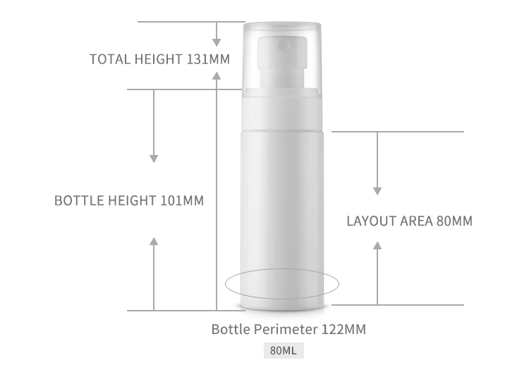 suitable size spray bottle