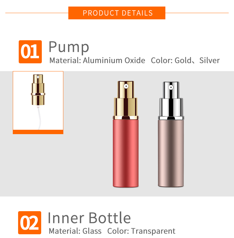 perfumr pen with spray pump