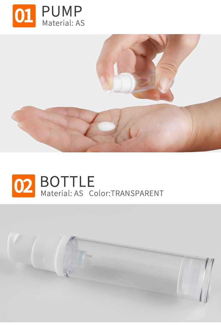 plastic AS material bottle