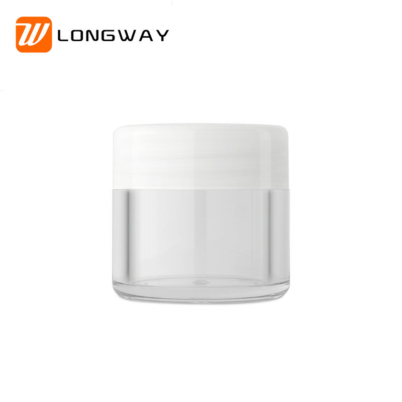 transparent cream jar1