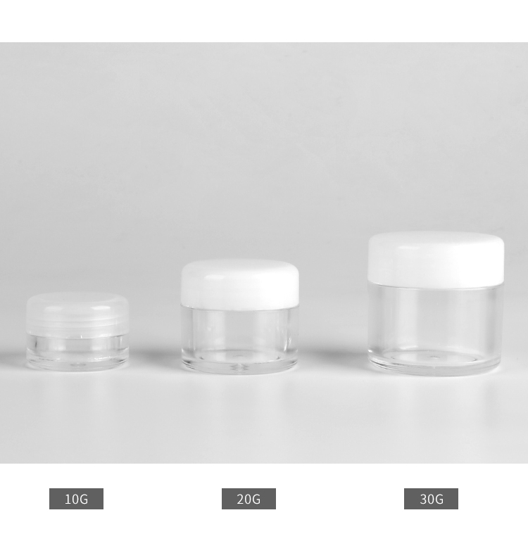 transparent cream jar3