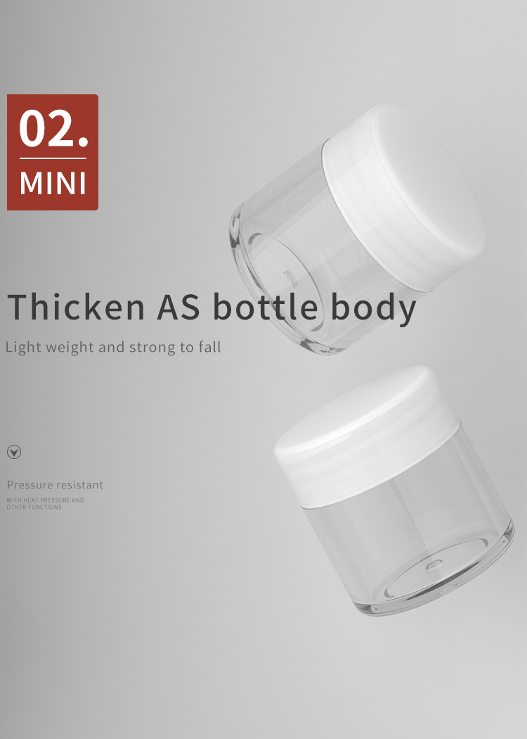 transparent cream jar6