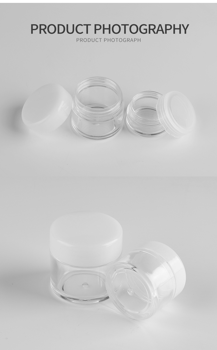 transparent cream jar7