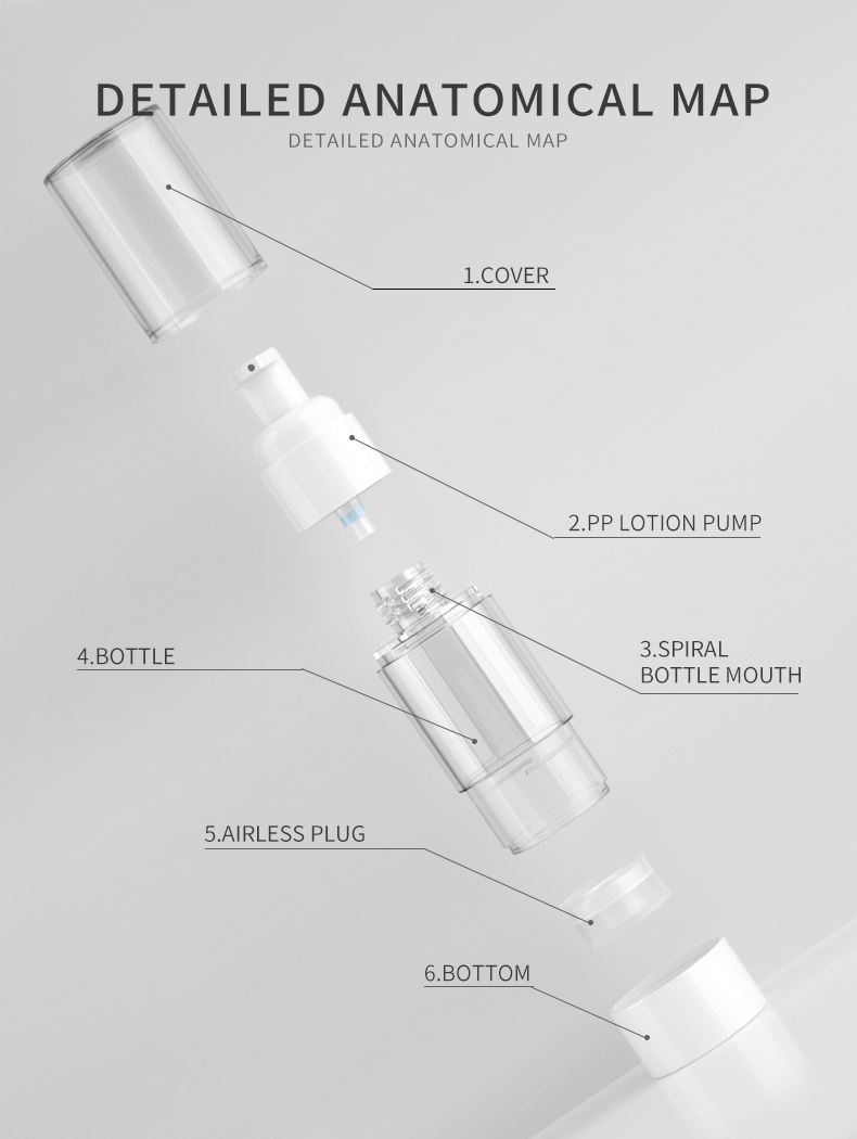 white airless pump bottle8